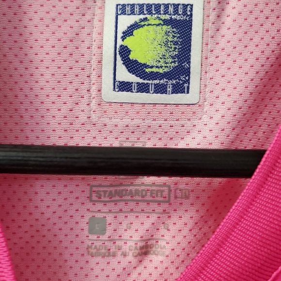 Nike pink exercise muscle T - Picture 3 of 4